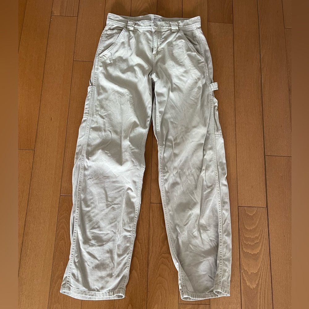 Garage Beige khaki Cargo Pants in size 0
